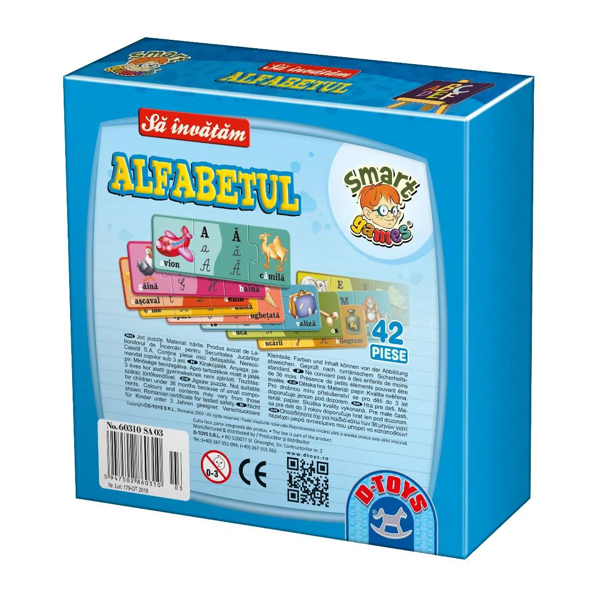 Joc educativ D-toys Sa invatam Alfabetul foto