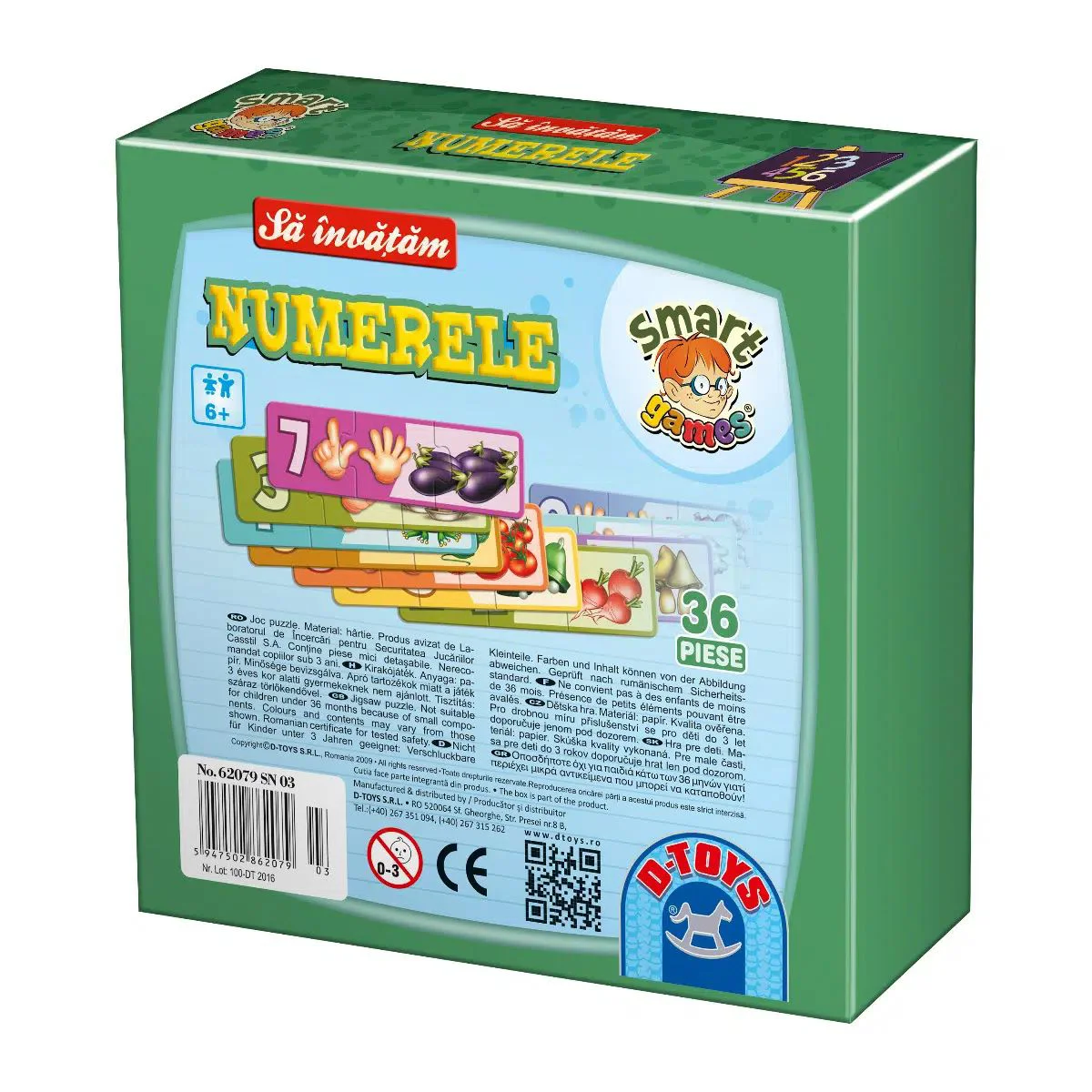 Развивающая игра D-Toys Изучим цифры foto