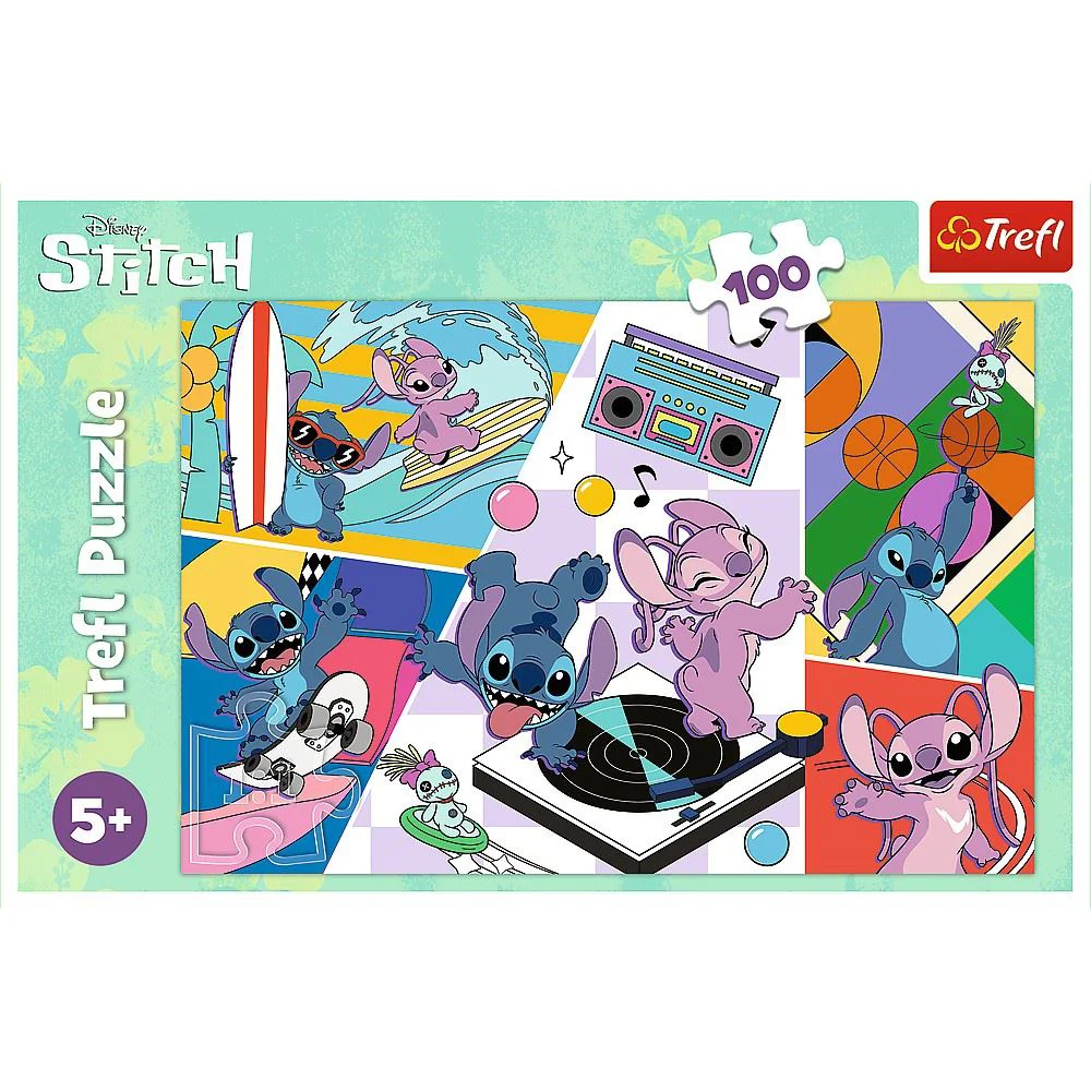 Puzzle Trefl Amintirile lui Stitch, 100 el.