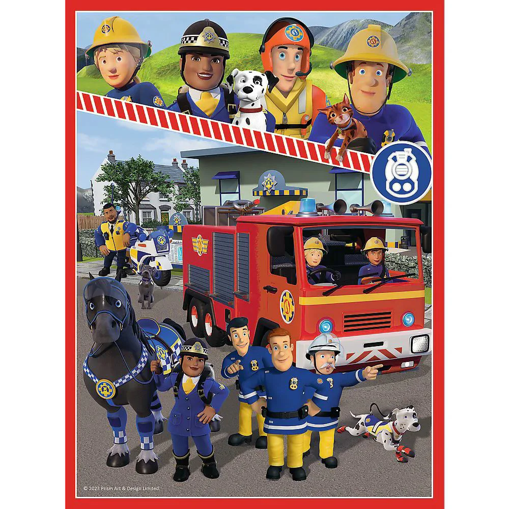 Puzzle Trefl 2 in 1 Pompierul Sam foto