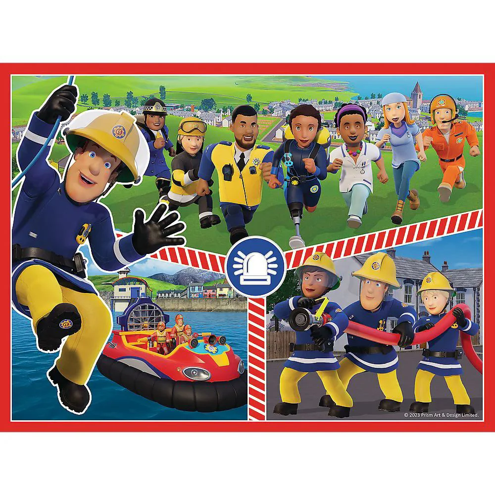 Puzzle Trefl 2 in 1 Pompierul Sam foto