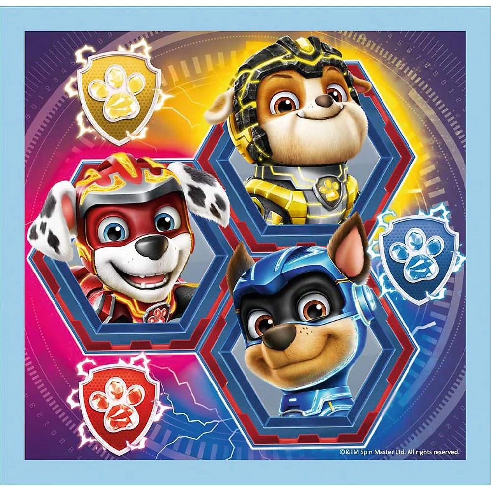 Puzzle Trefl 3 in 1 Patrula Catelusilor foto