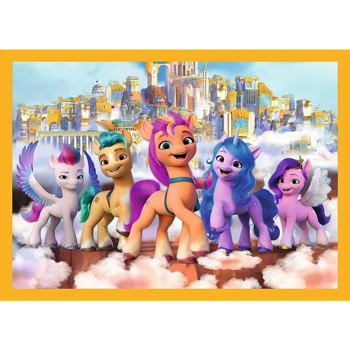 Puzzle Trefl 4 in 1 Sa cunoastem poneii foto