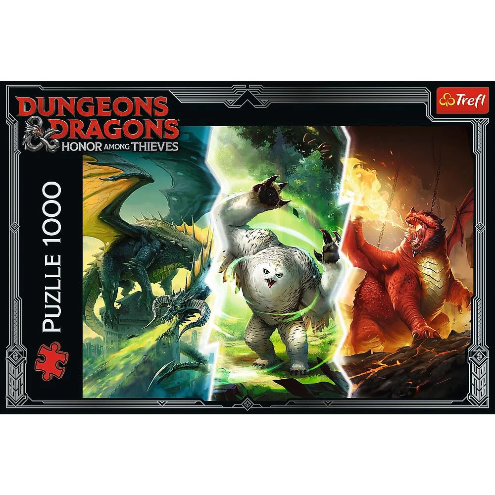 Puzzle Trefl Dragons Legende misterioase, 1000 el. foto