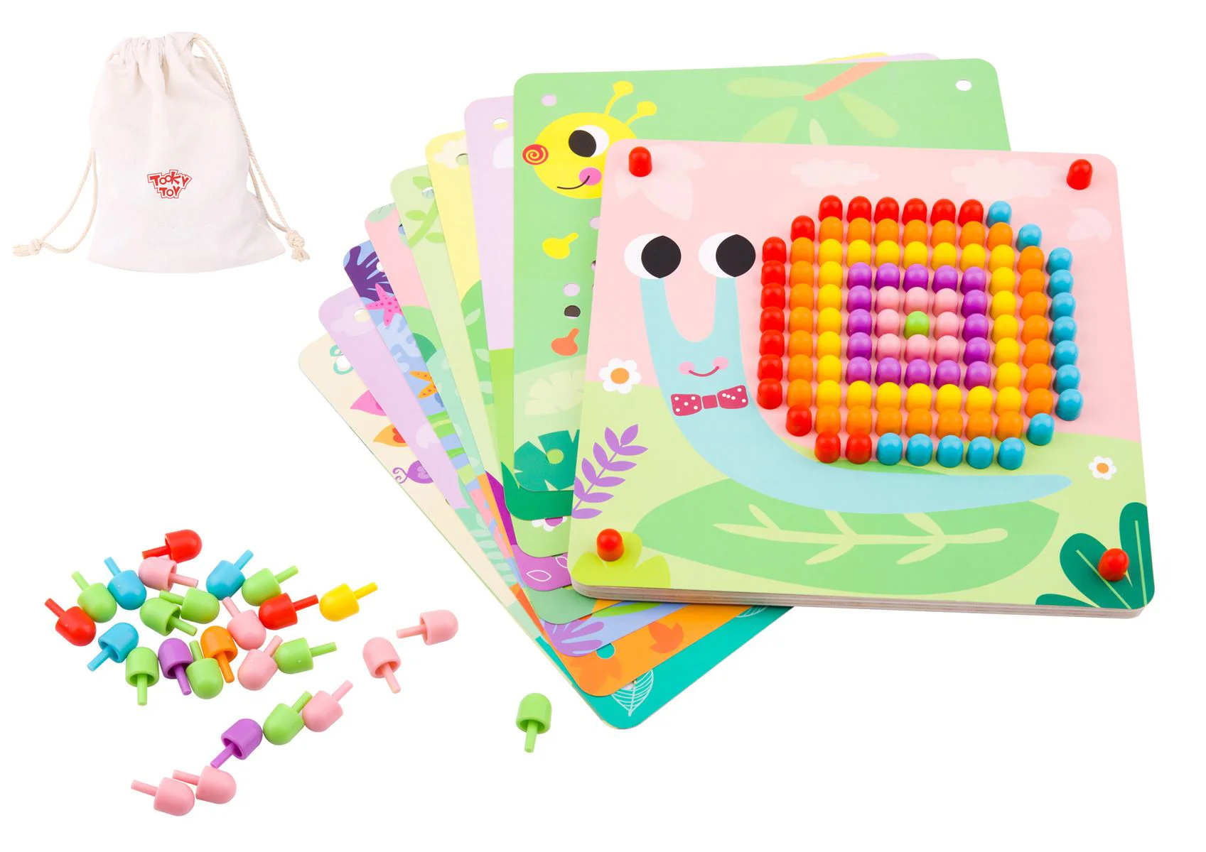 Мозаика Tooky Toy Веселые животные foto