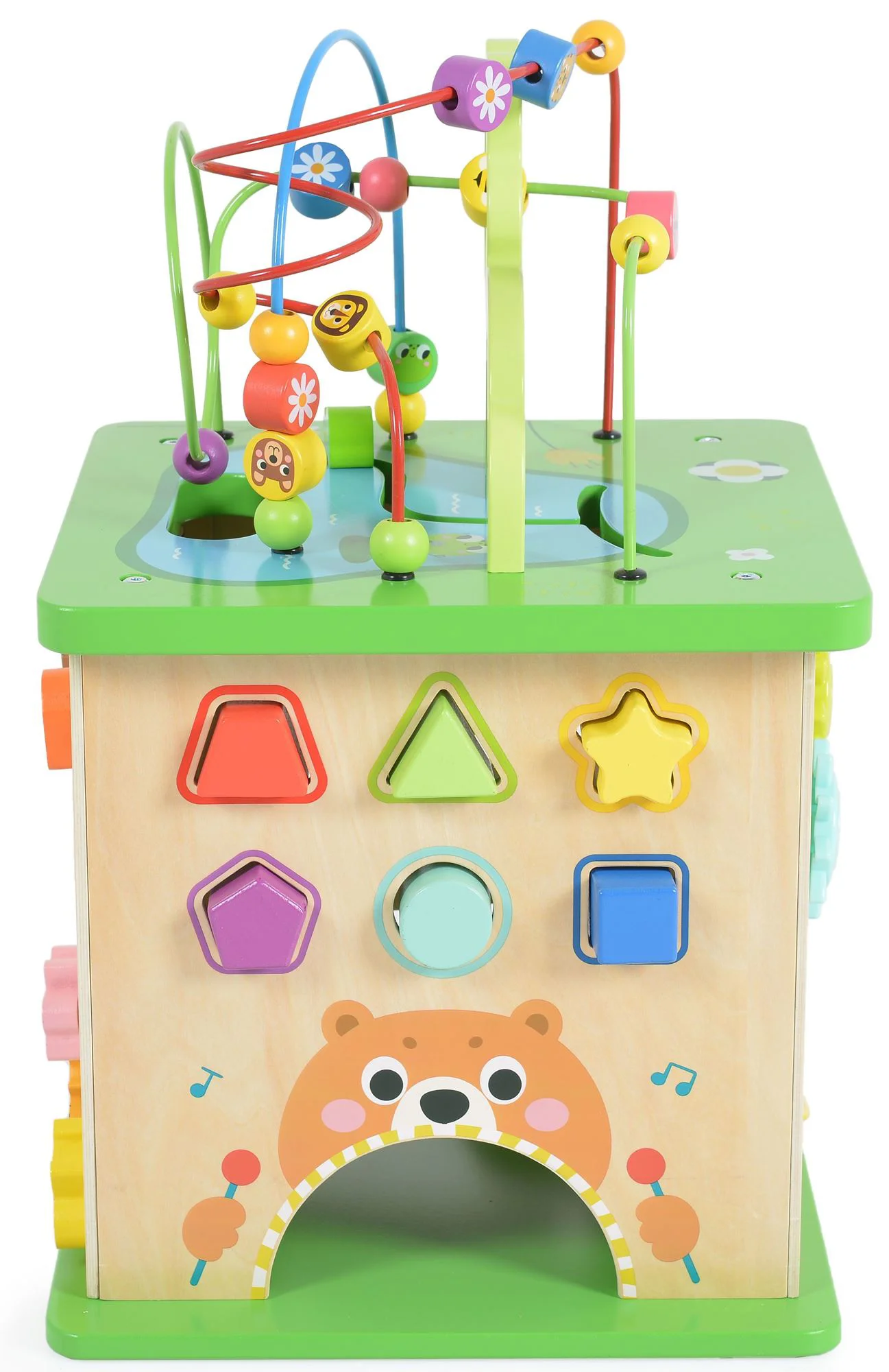 Jucarie din lemn Tooky Toy Cub interactiv foto