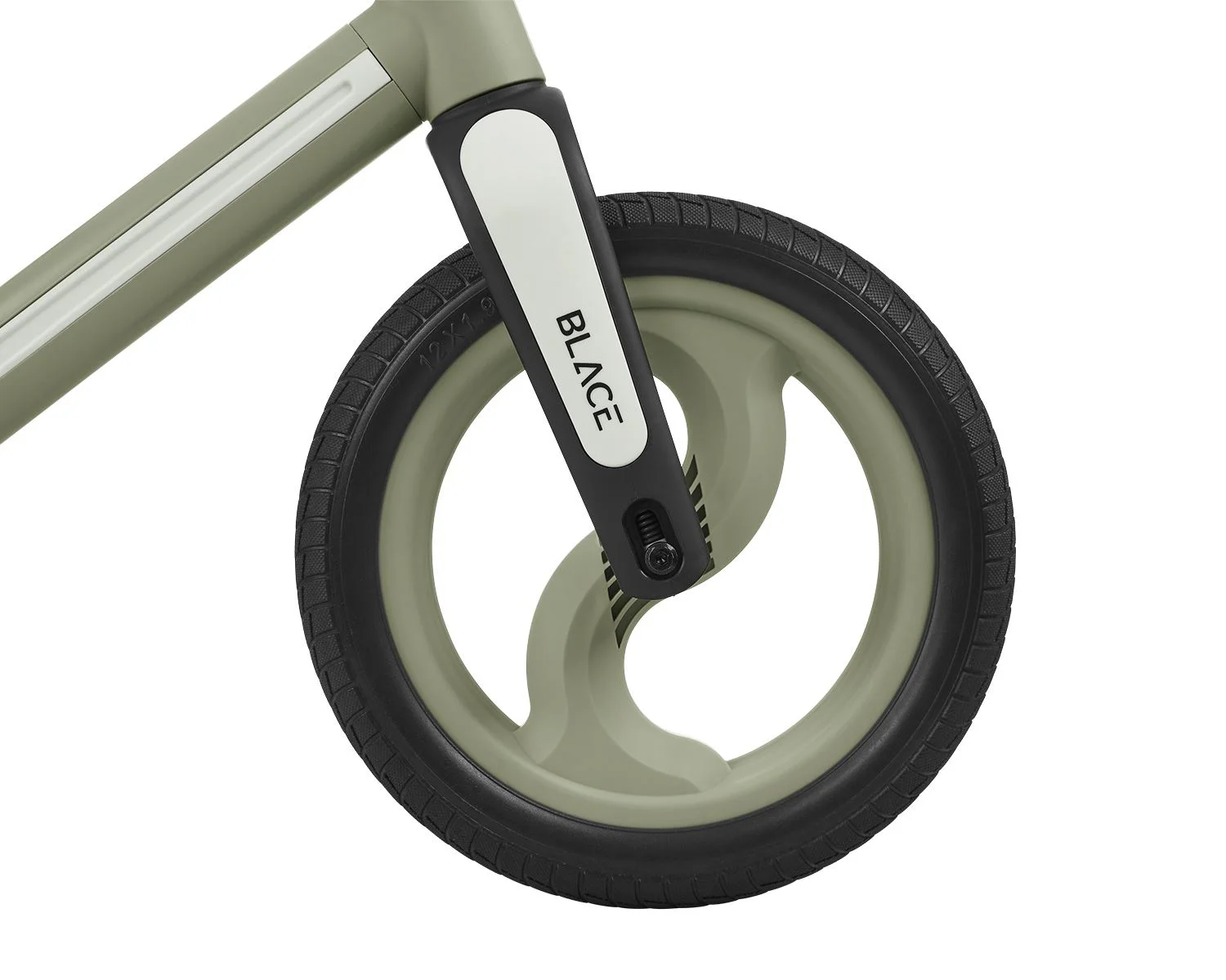 Bicicleta fara pedale KikkaBoo Blace Army Green foto
