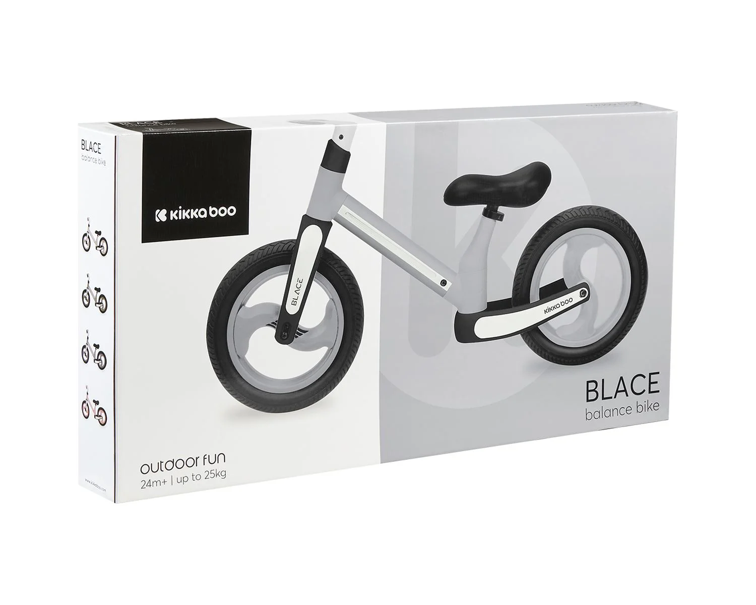 Bicicleta fara pedale KikkaBoo Blace Grey