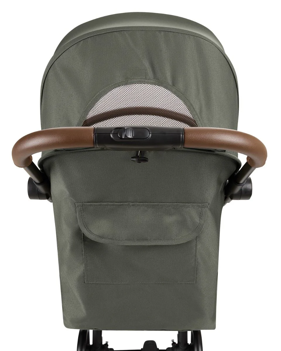 Carucior cu pliere automata KikkaBoo Joy Army Green foto
