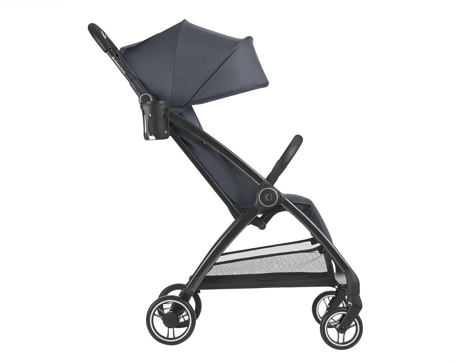 Carucior cu pliere automata KikkaBoo Joy Dark Grey