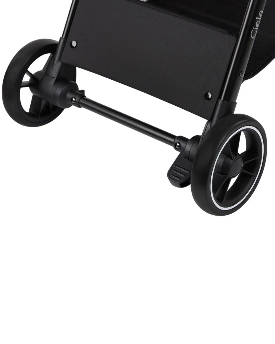 Carucior cu pliere automata KikkaBoo Ciela Black foto