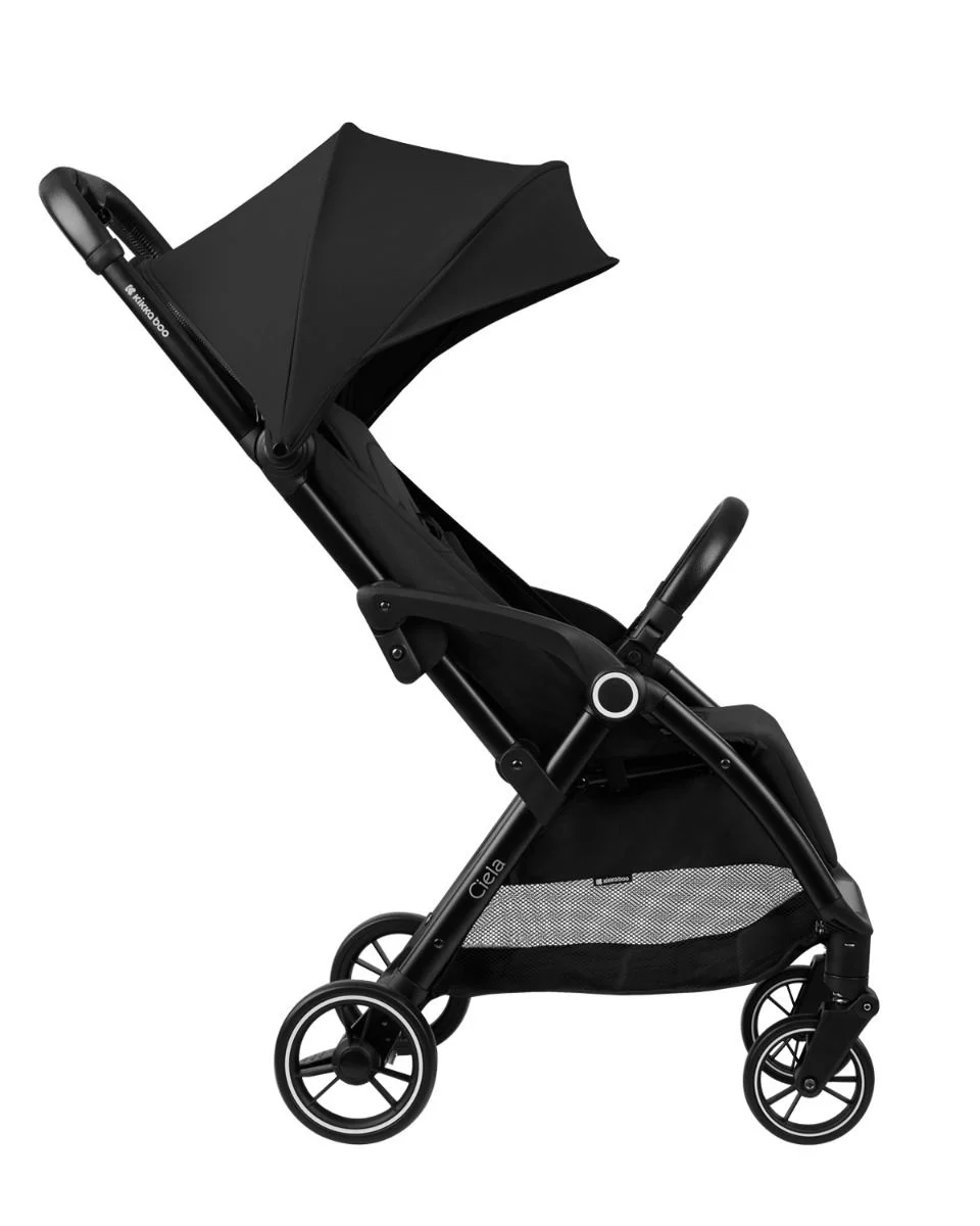 Carucior cu pliere automata KikkaBoo Ciela Black foto