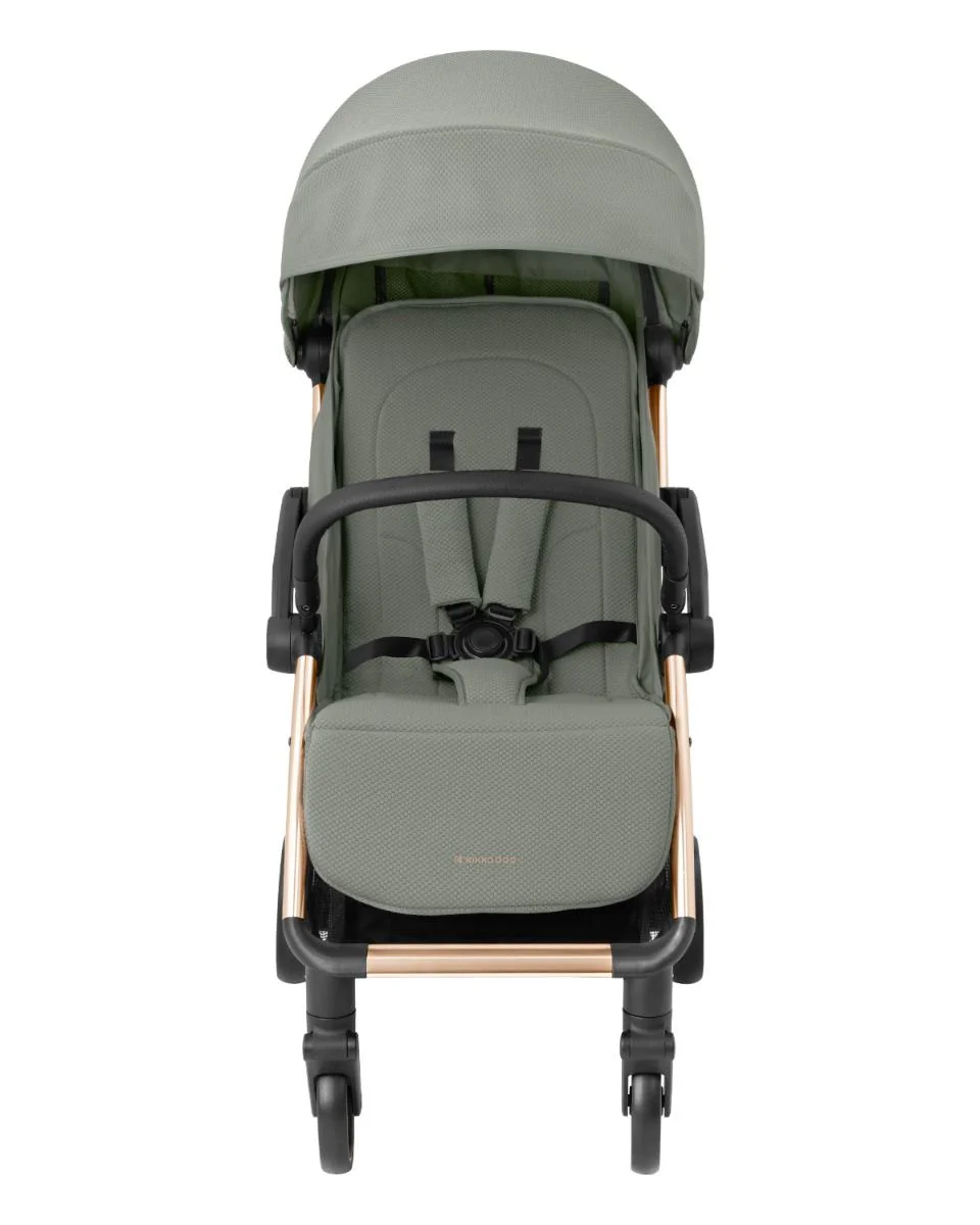 Carucior cu pliere automata KikkaBoo Eden Army Green