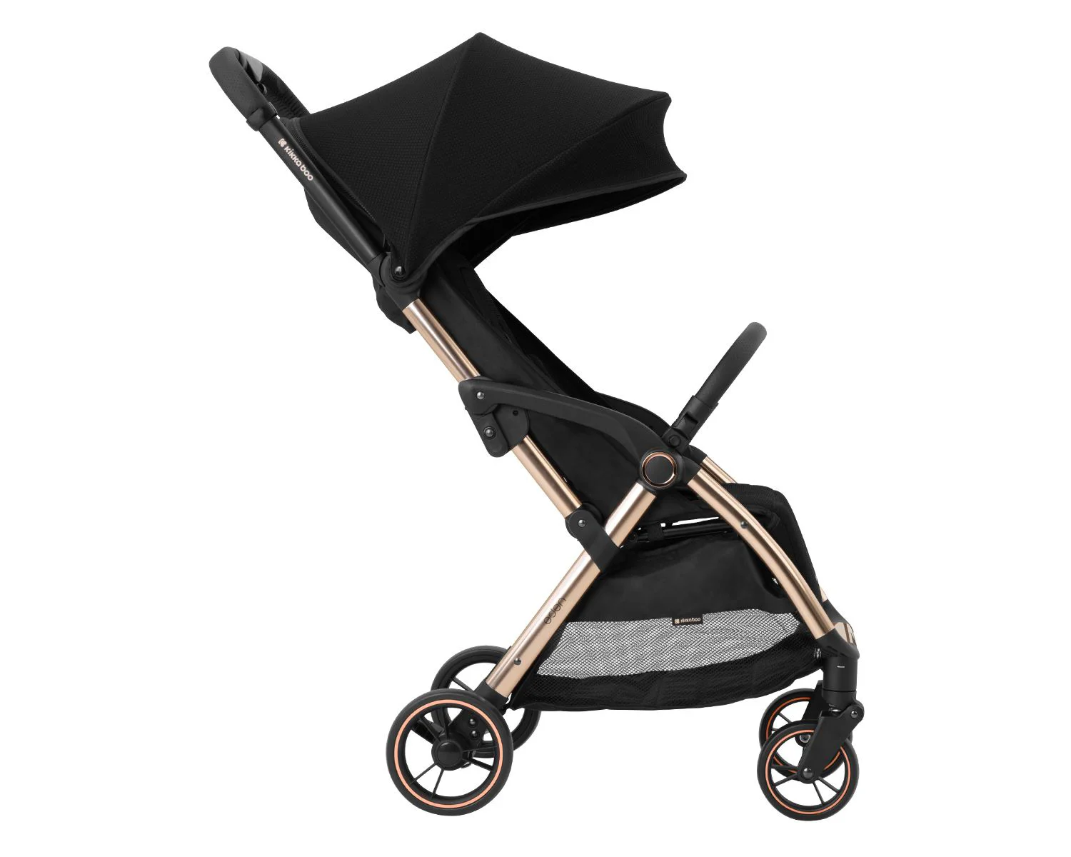 Carucior cu pliere automata KikkaBoo Eden Black