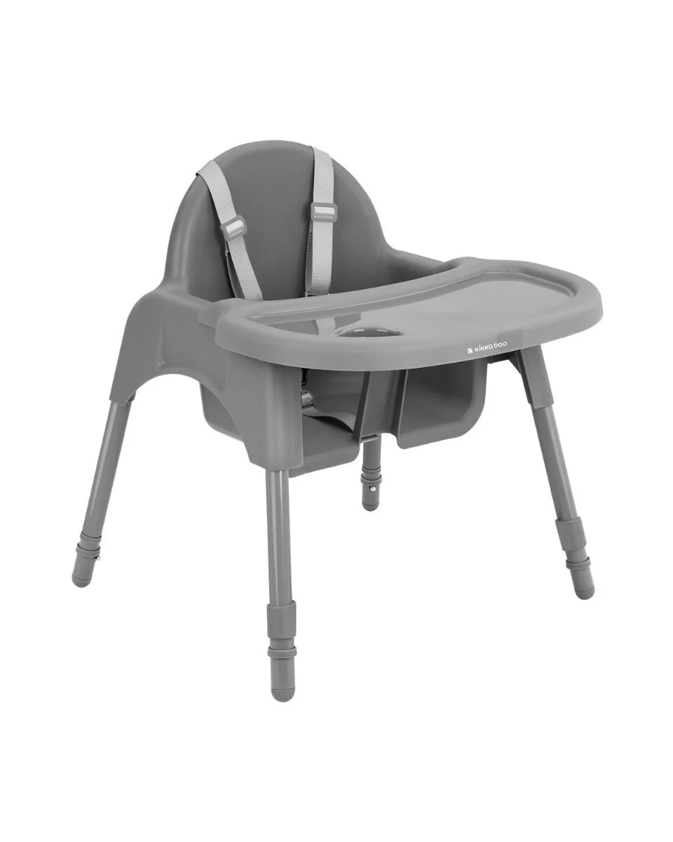 Scaun de masa 2 in 1 KikkaBoo Jammy Grey