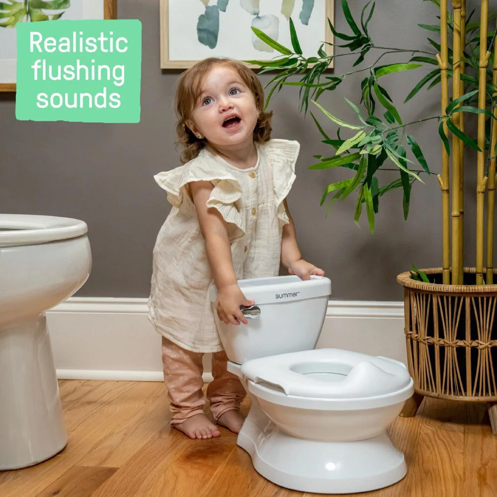 Olita cu sunete Ingenuity My Size Potty Pro Alba