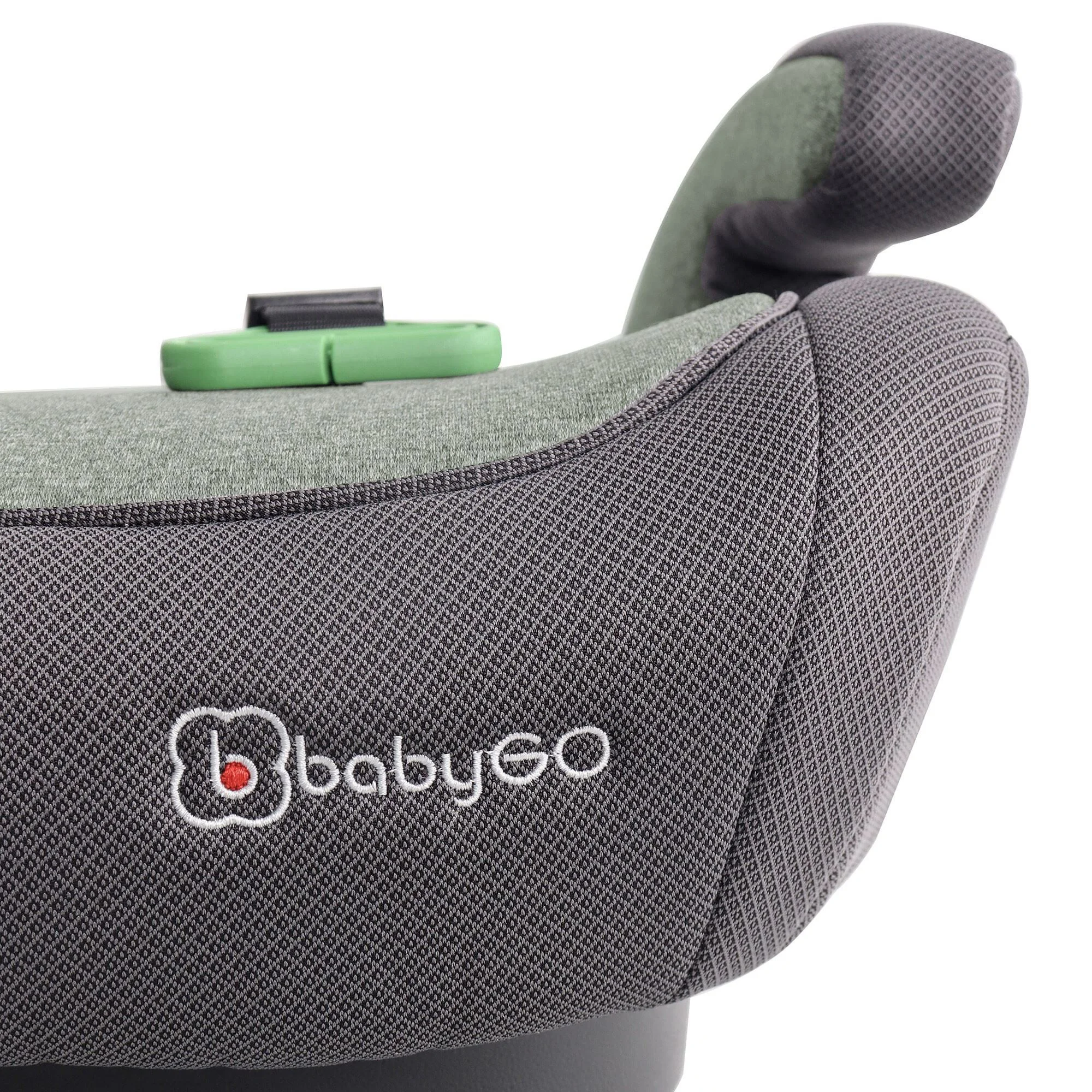 Автокресло-бустер i-Size BabyGo Bursa IV Green, 125-150 см, сертификат R129 foto