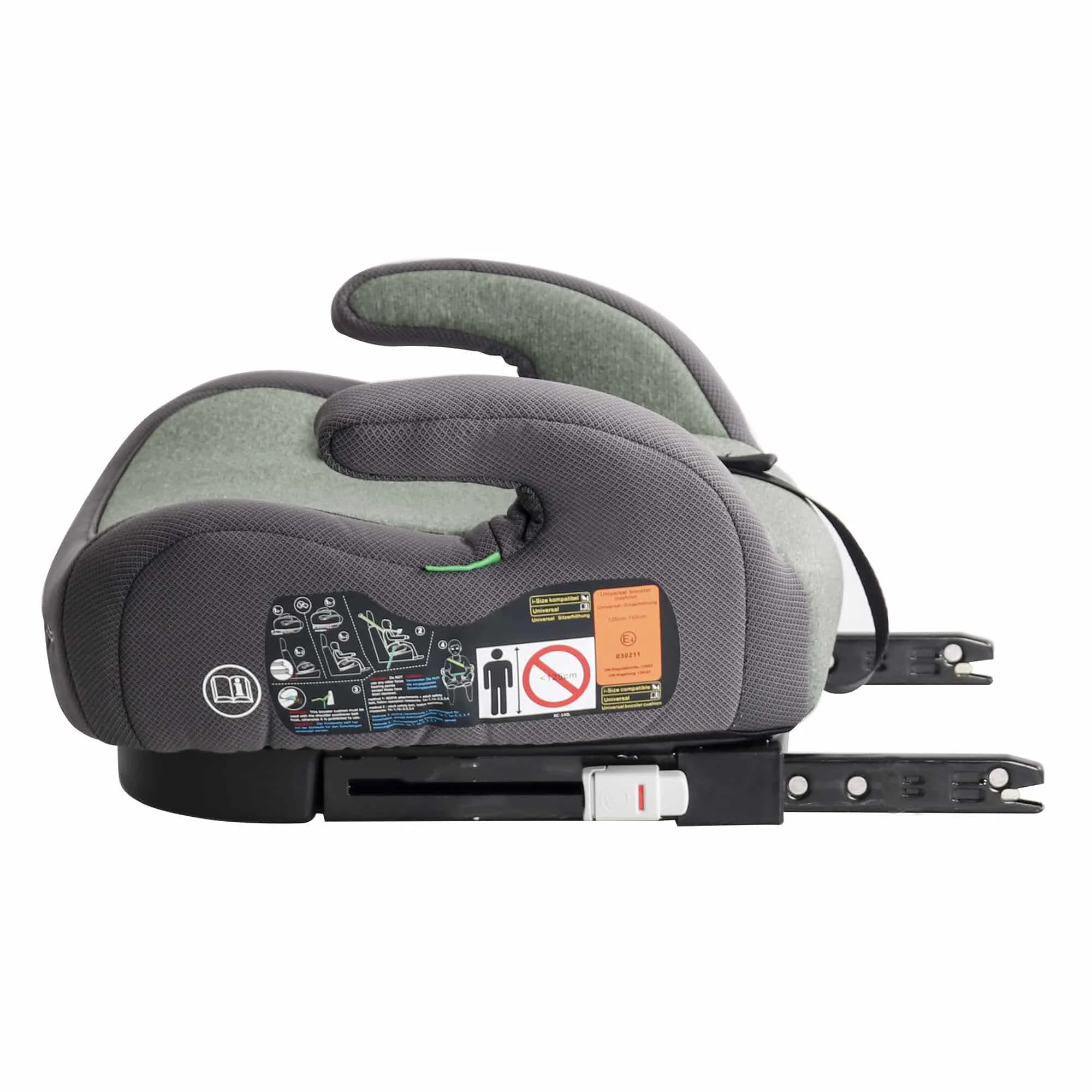 Автокресло-бустер i-Size BabyGo Bursa IV Green, 125-150 см, сертификат R129 foto