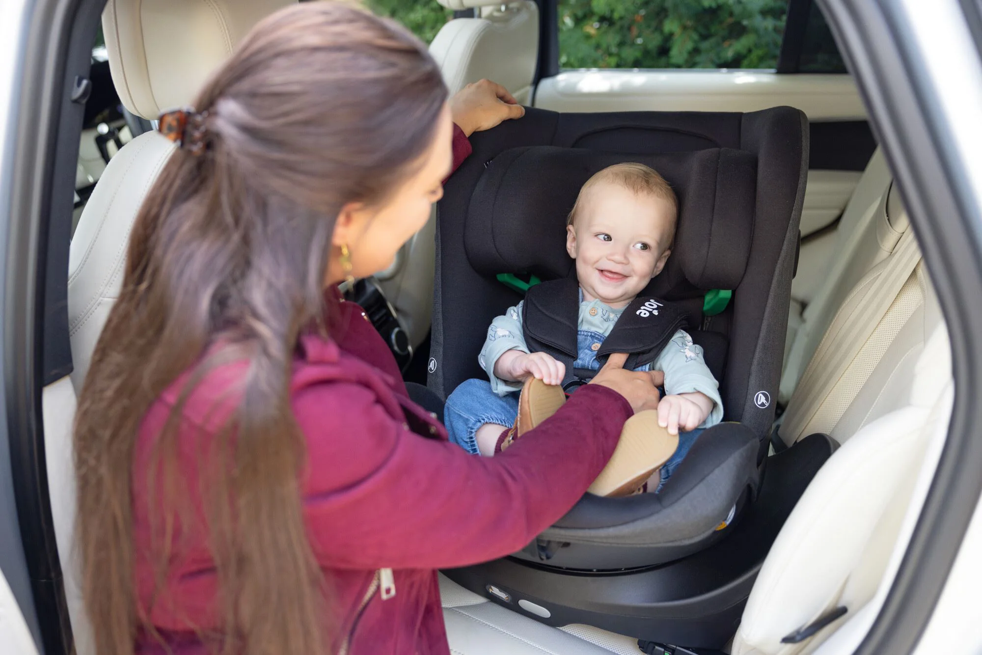 Scaun auto rotativ cu isofix Joie i-Pivot 360 Oak, 40-105 cm foto