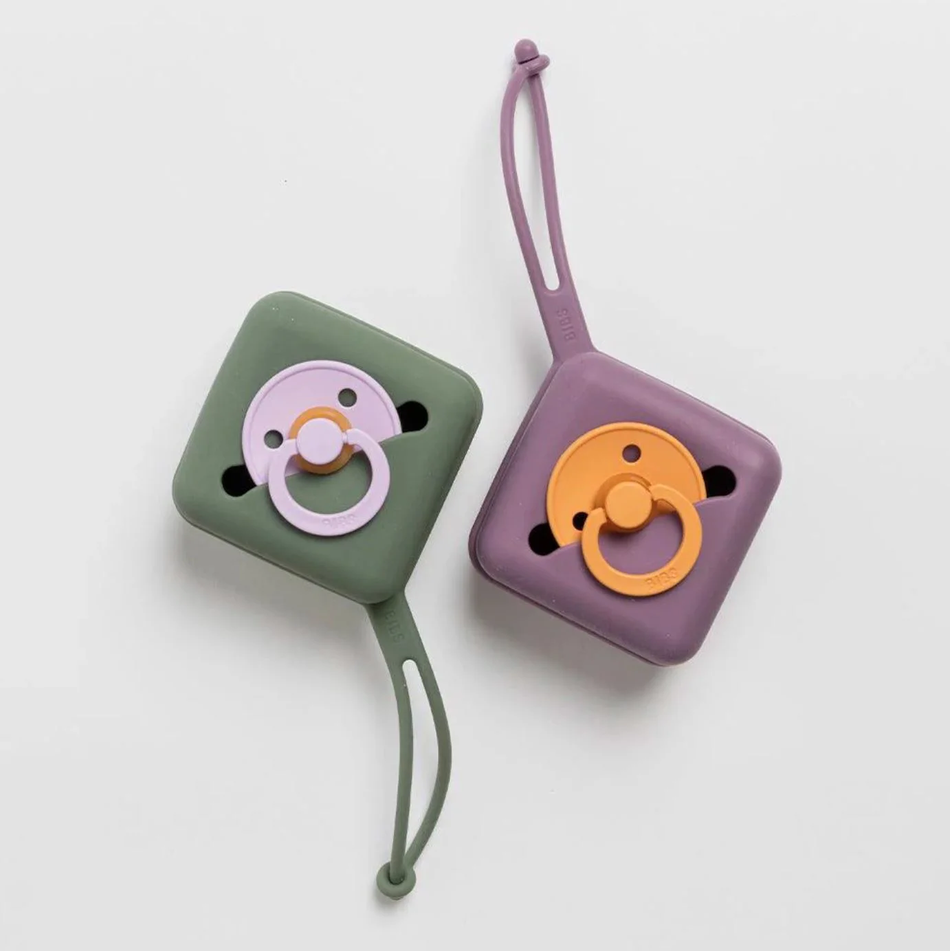 Cutie pentru suzete din silicon BIBS Vanilla