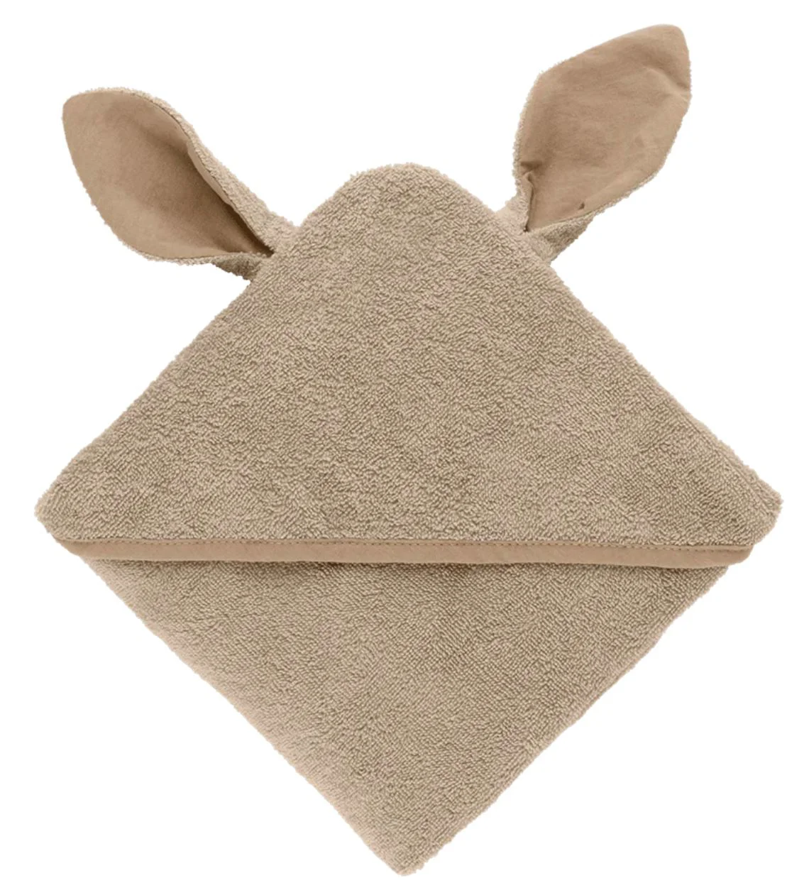 Prosop cu gluga si urechiuse BIBS Kangaroo Vanilla