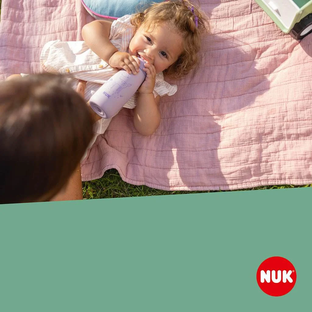 Canuta din inox NUK Mini-me (9+ luni), 300 ml