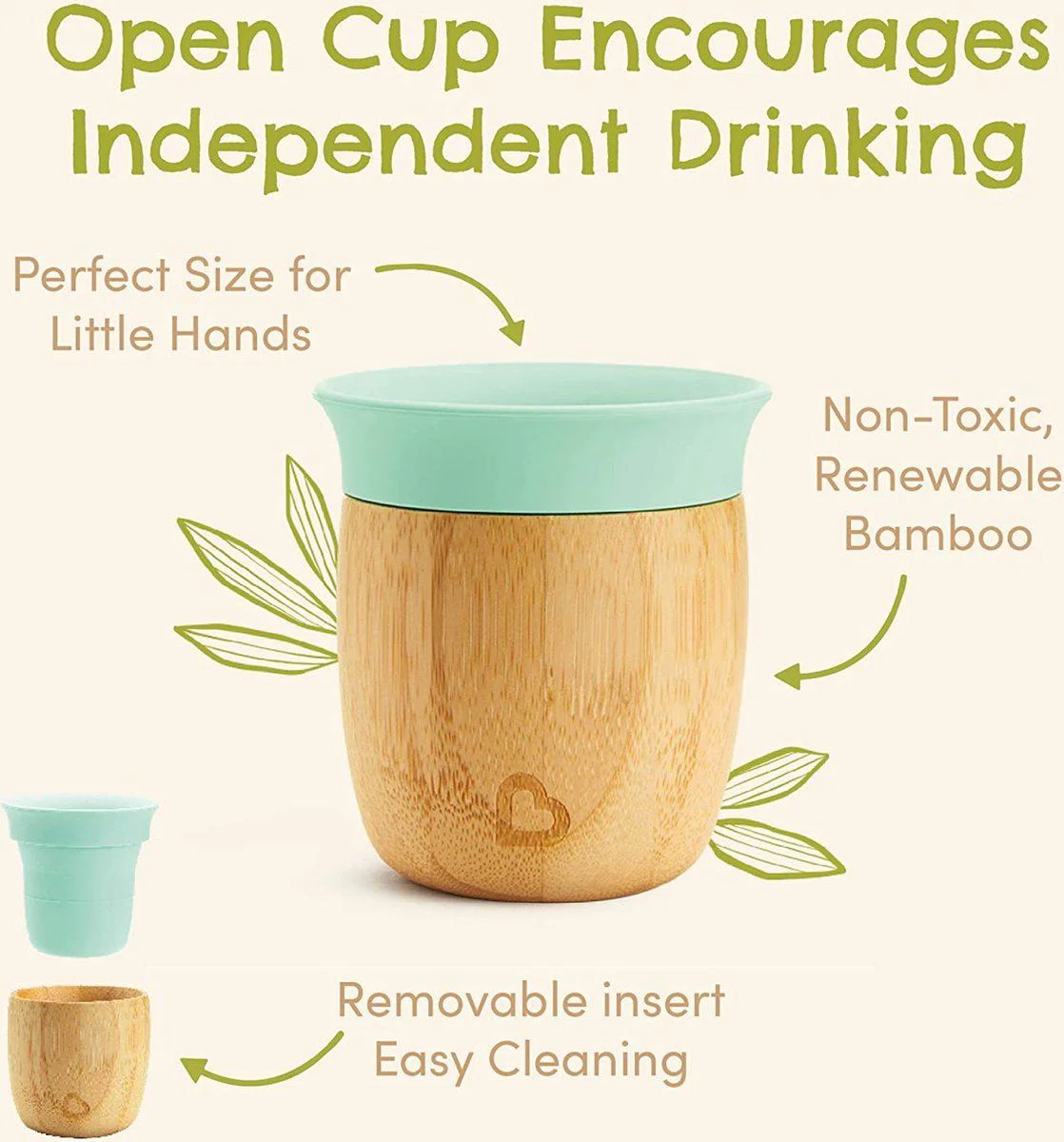 Кружка Munchkin Bamboo (6+ месяцев), 150 мл foto
