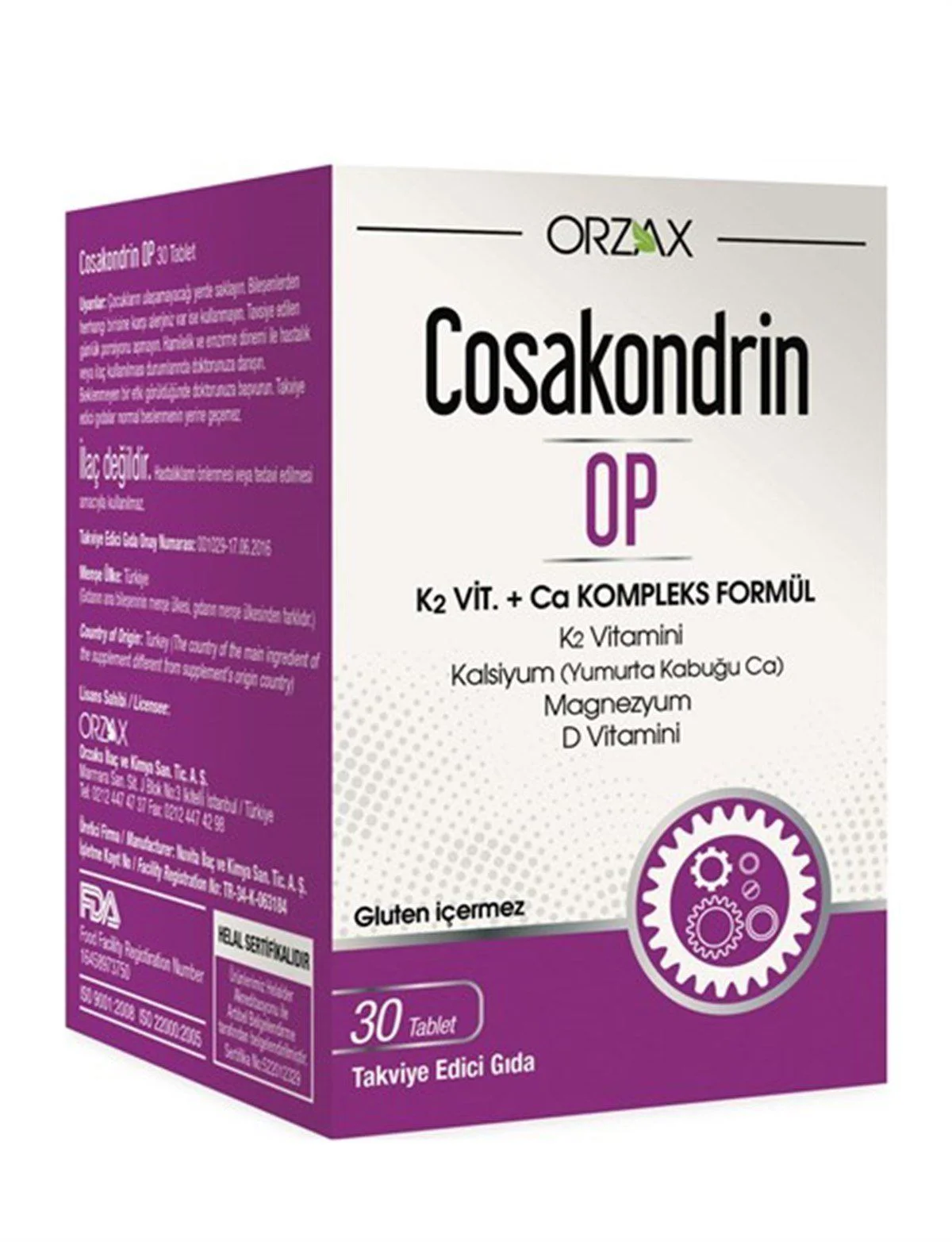 Витаминный комплекс Orzax Cosakondrin OP, 30 таблеток