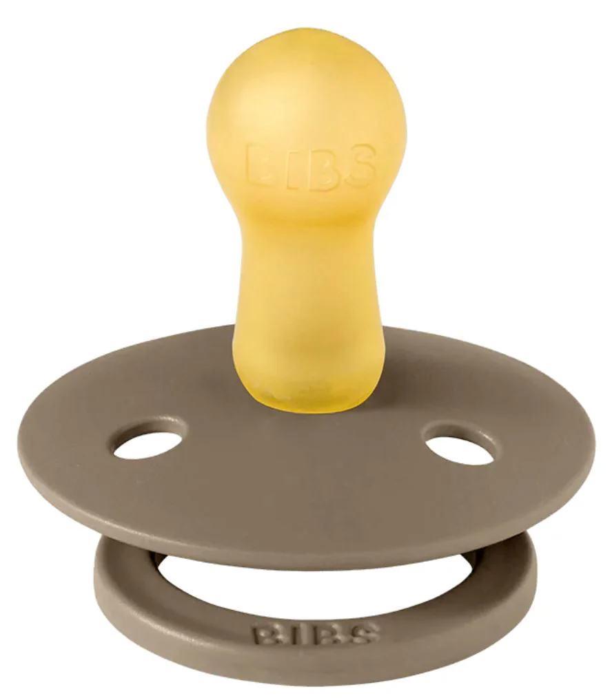 Suzeta rotunda din latex BIBS Dark Oak (18-36 luni) foto