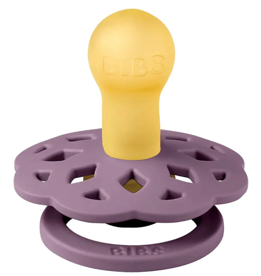Suzeta rotunda din latex BIBS Boheme Mauve (0-6 luni) foto