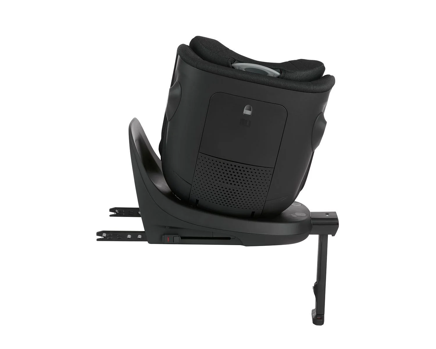 Вращающееся автокресло с изофиксом KikkaBoo i-Twist Black, 40-150 см