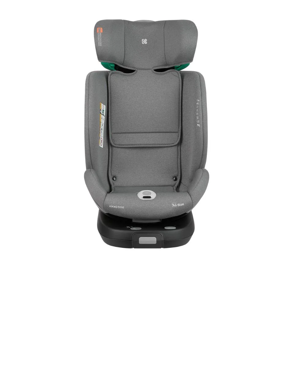 Вращающееся автокресло с изофиксом KikkaBoo i-Twist Dark Grey, 40-150 см