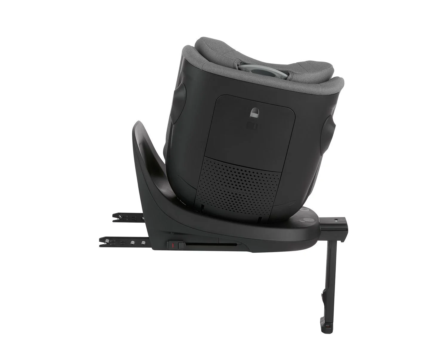 Вращающееся автокресло с изофиксом KikkaBoo i-Twist Dark Grey, 40-150 см