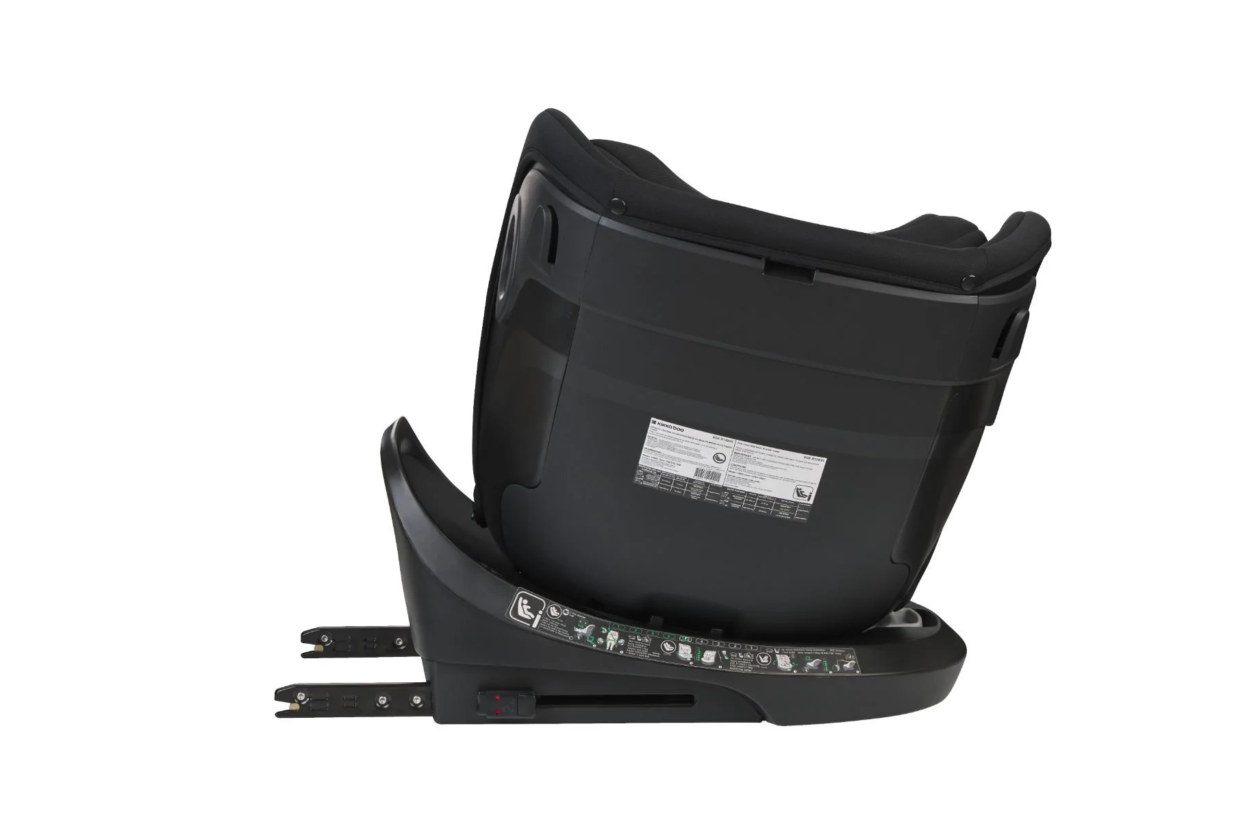 Вращающееся автокресло с изофиксом KikkaBoo i-Hike Dark Grey, 40-150 см