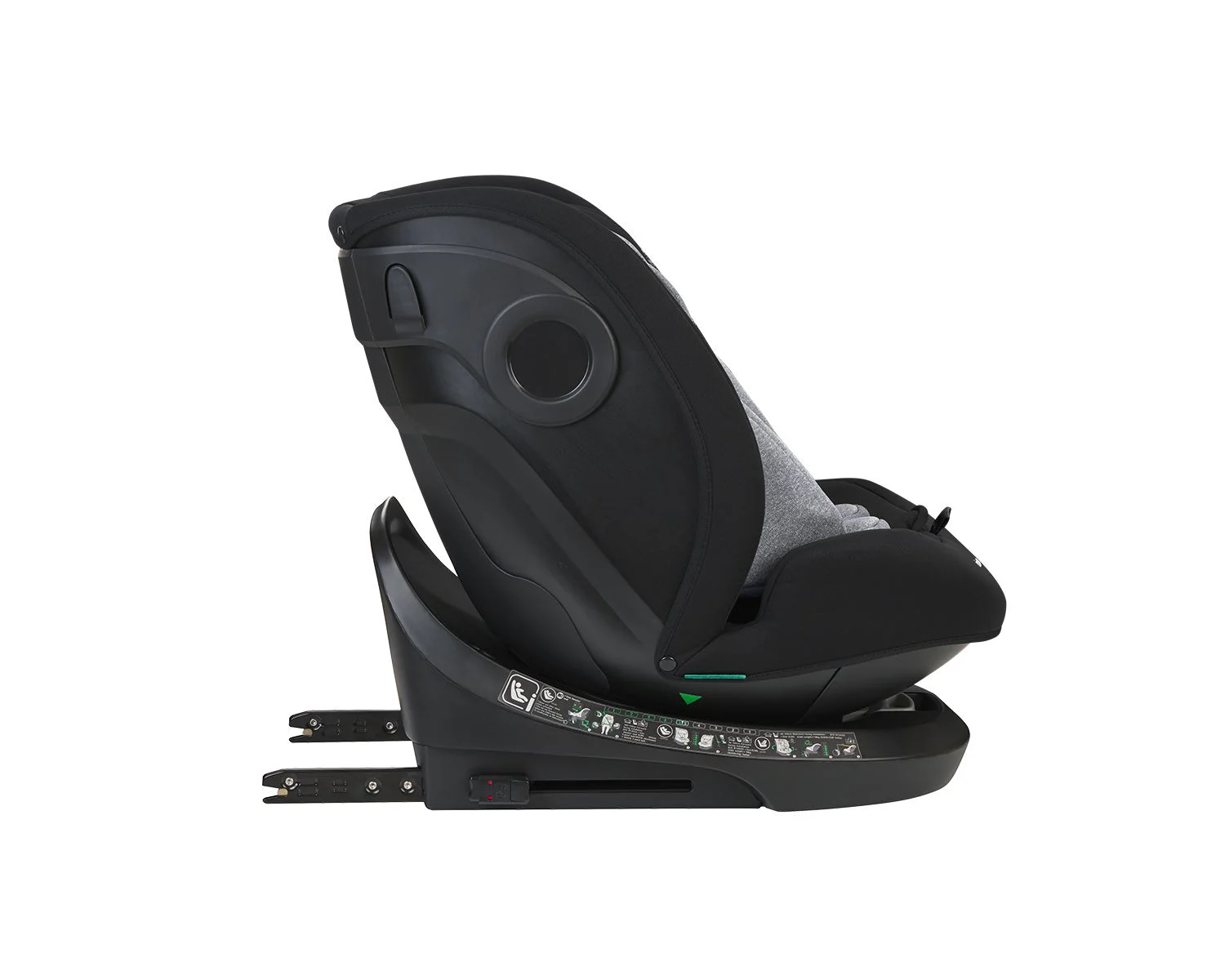 Scaun auto rotativ cu isofix KikkaBoo i-Hike Light Grey, 40-150 cm foto