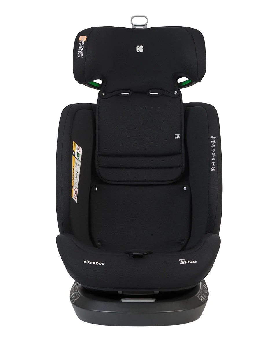 Scaun auto rotativ cu isofix KikkaBoo i-Hike Beige, 40-150 cm foto