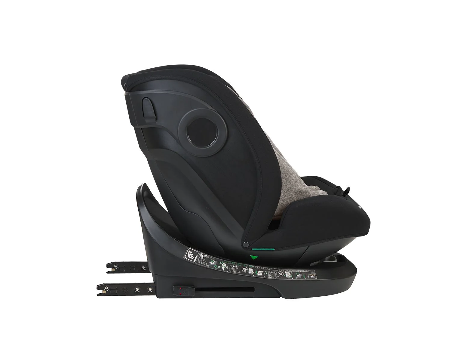 Scaun auto rotativ cu isofix KikkaBoo i-Hike Beige, 40-150 cm foto