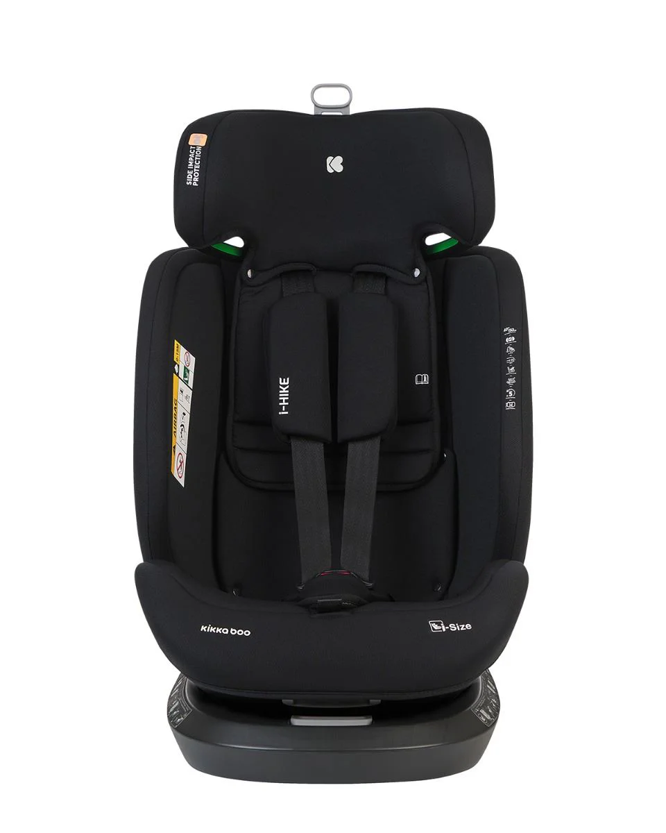 Scaun auto rotativ cu isofix KikkaBoo i-Hike Army Green, 40-150 cm