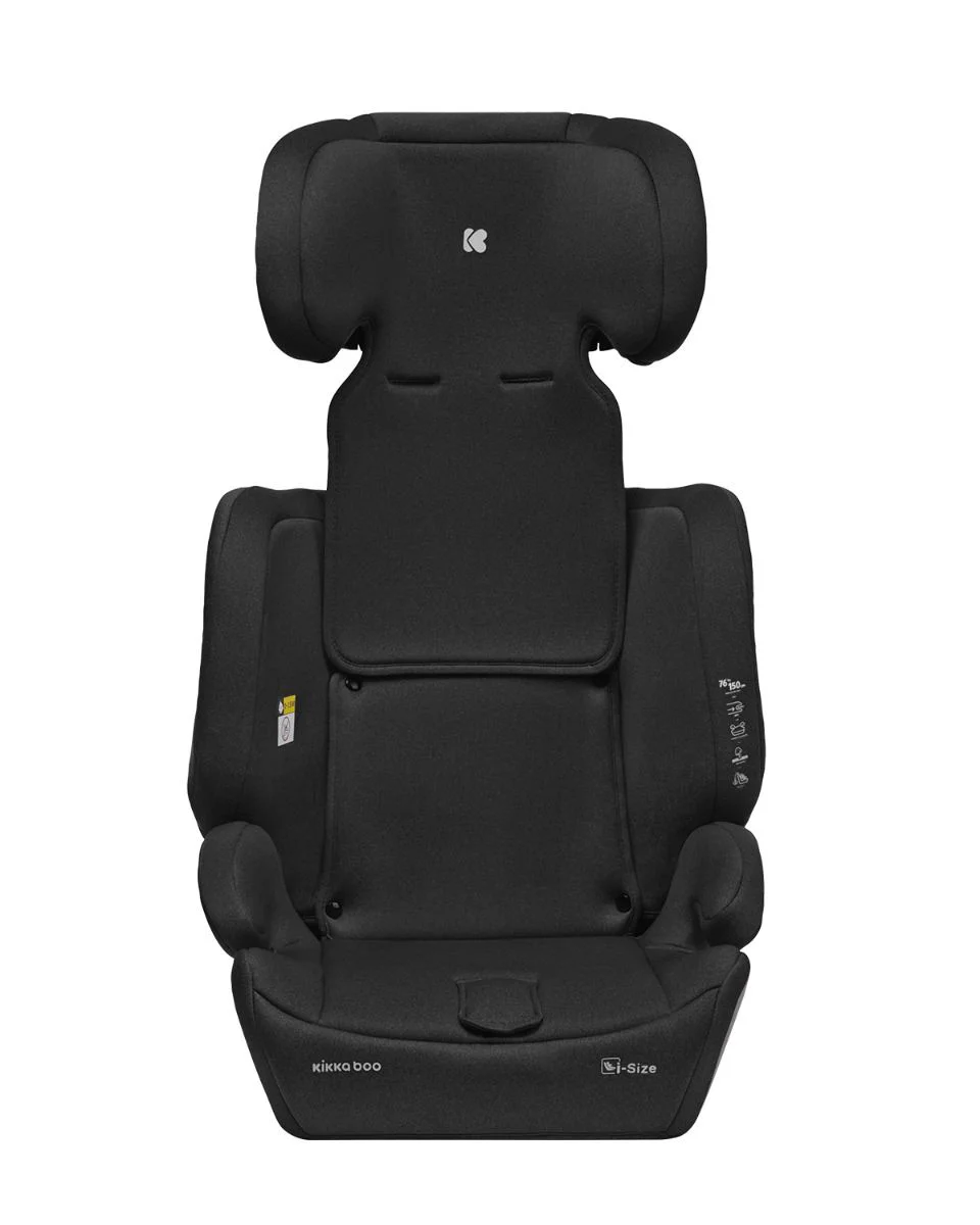 Автокресло с изофиксом KikkaBoo i-Bronn Black, 76-150 см