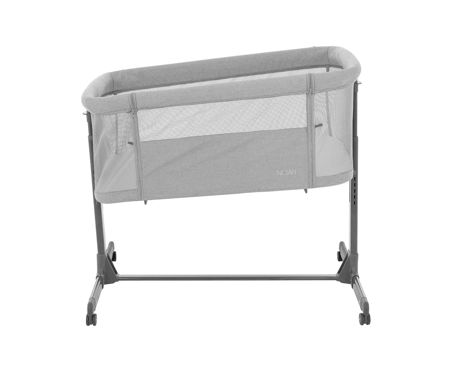 Кроватка co-sleeper KikkaBoo Noah Light Grey foto