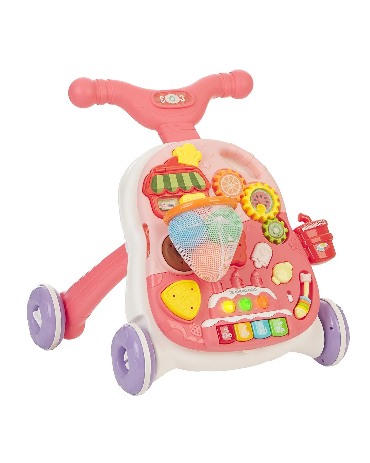 Ходунки 2 в 1 KikkaBoo Candy Party Pink