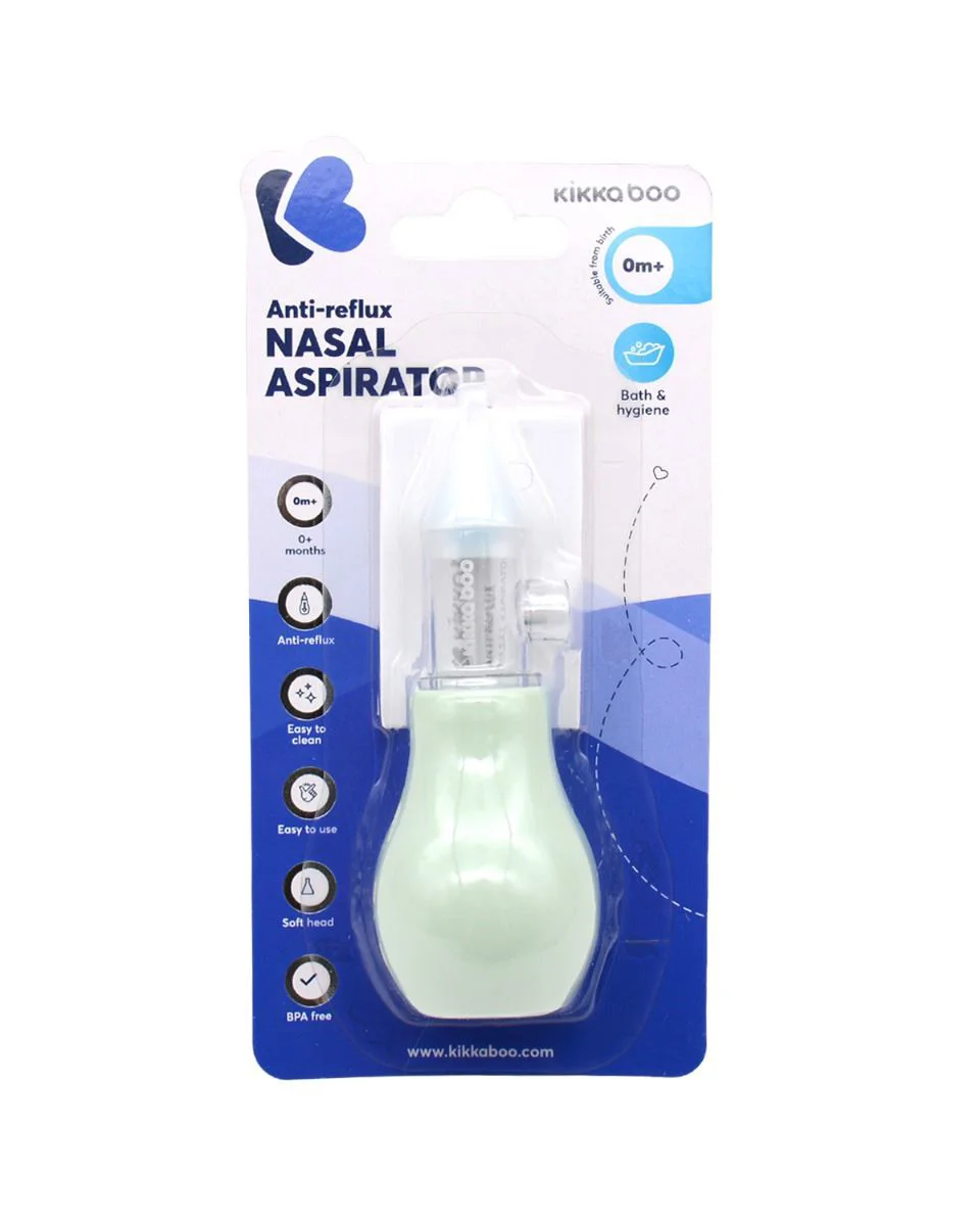 Назальный аспиратор антирефлюксный KikkaBoo Mint