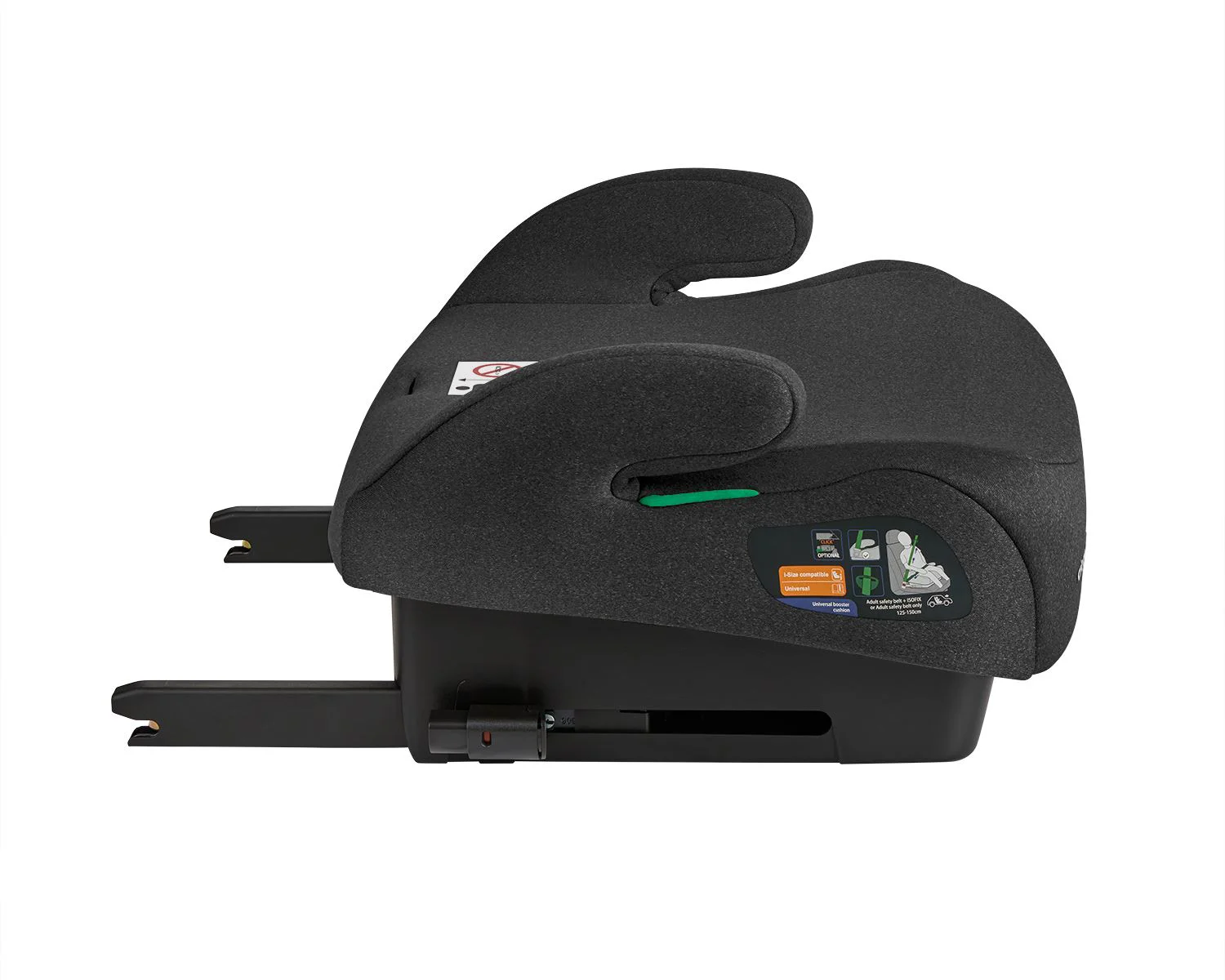 Автокресло-бустер i-Size KikkaBoo i-Tip Black, 125-150 см