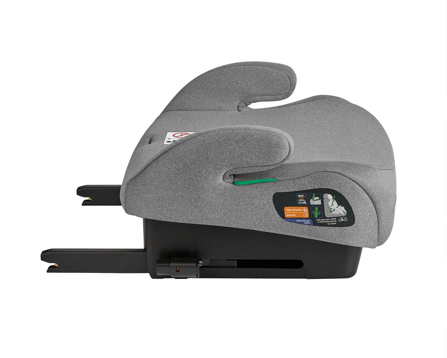 Автокресло-бустер i-Size KikkaBoo i-Tip Light Grey, 125-150 см