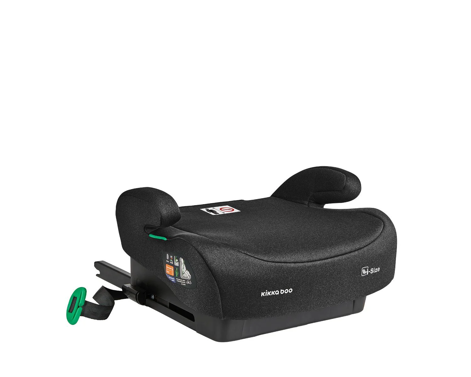 Автокресло-бустер i-Size KikkaBoo i-Boost Black, 125-150 см