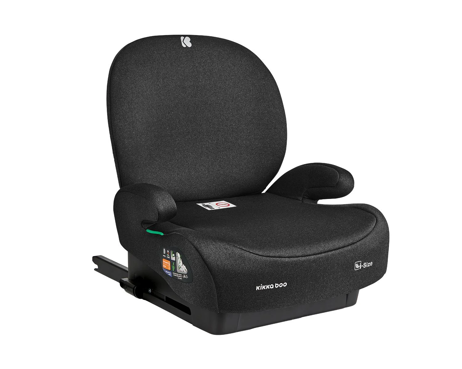 Автокресло-бустер i-Size KikkaBoo i-Boost Black, 125-150 см