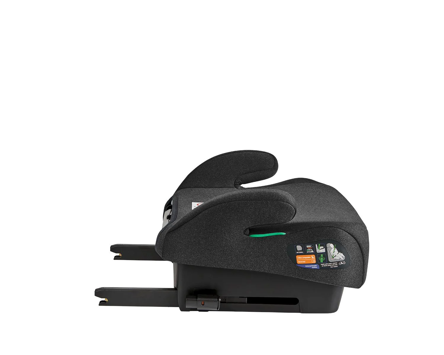 Автокресло-бустер i-Size KikkaBoo i-Boost Black, 125-150 см