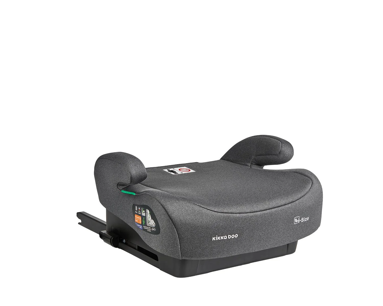 Автокресло-бустер i-Size KikkaBoo i-Boost Dark Grey, 125-150 см