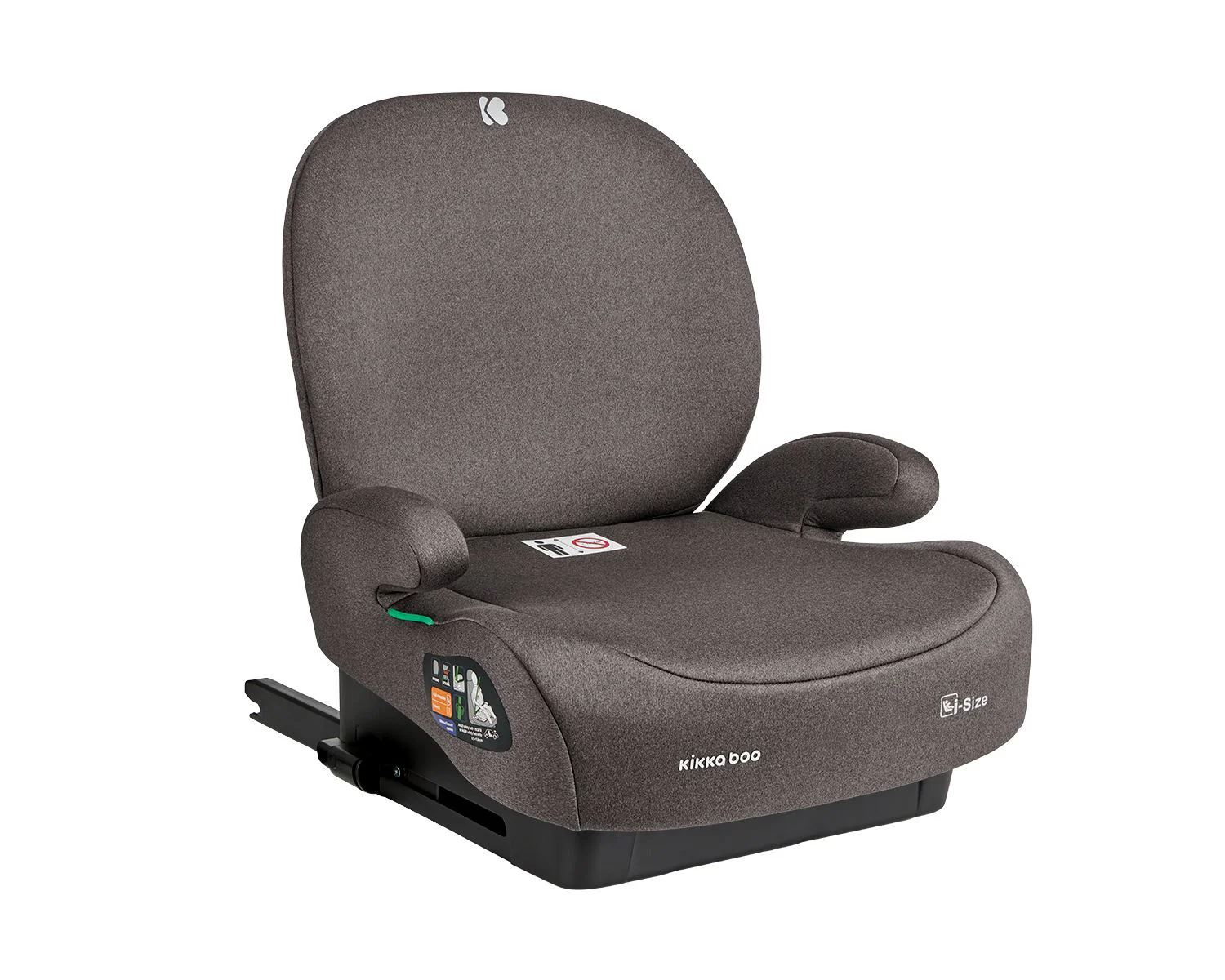 Автокресло-бустер i-Size KikkaBoo i-Boost Brown, 125-150 см