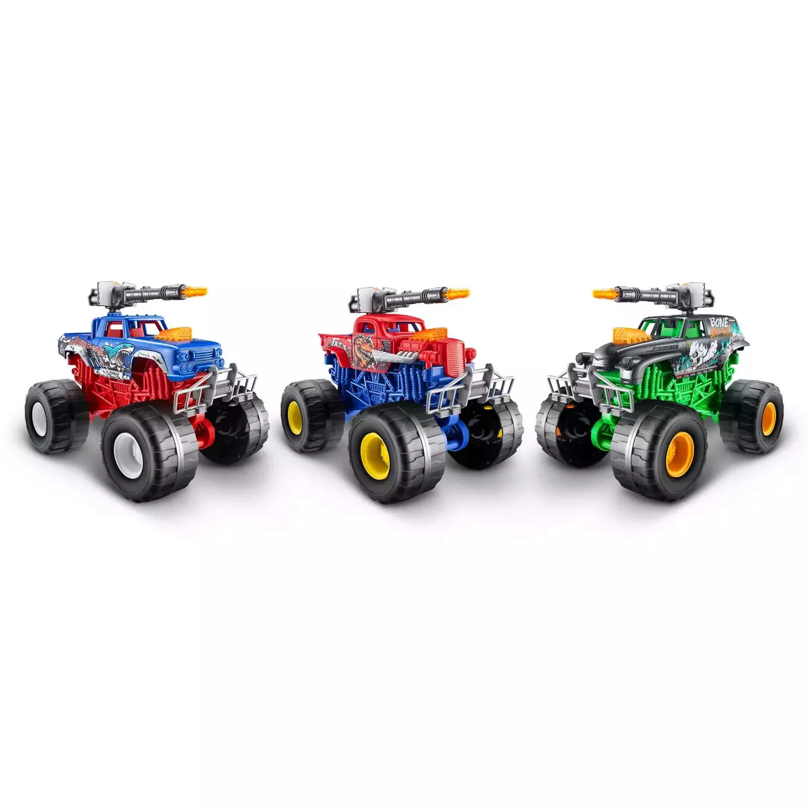 Masinuta Monster Truck Zuru Metal Machines Monster Wheels, 20 cm